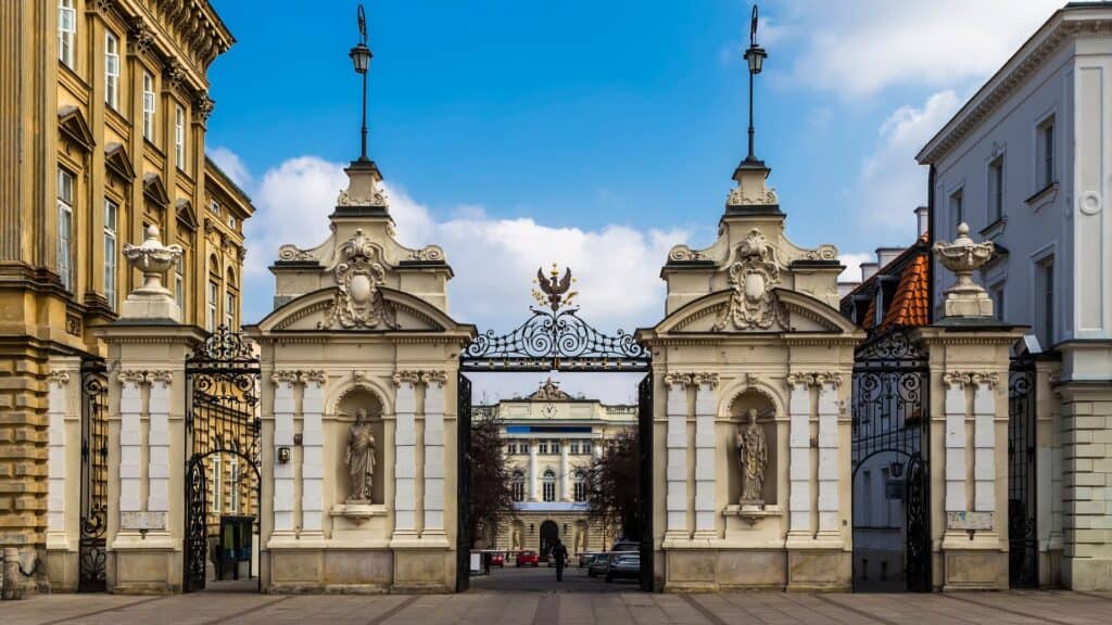 Gates of Warsaw University, Poland