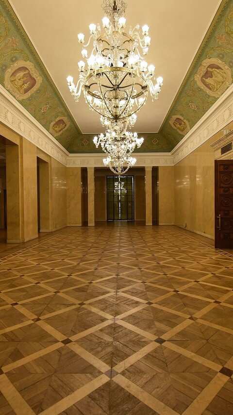 Inside of Palace of Culture and Science, Warsaw